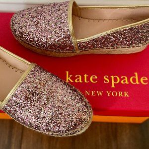 Kate Spade | Linds Too Rose Gold Multi Glitter Gold Metallic Nappa | US6